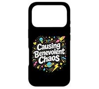 Causing Benevolent Chaos Creative Identity Statement Case for iPhone 17 Pro