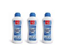 Caustic Soda 500G - Heavy-Duty Drain And Cleaning Agent - Pack Of 3