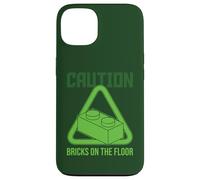 Caution Bricks On The Floor Block Building Master Builder Case for iPhone 13