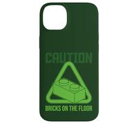 Caution Bricks On The Floor Block Building Master Builder Case for iPhone 14 Plus