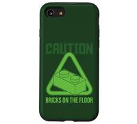 Caution Bricks On The Floor Block Building Master Builder Case for iPhone SE (2020) / 7/8
