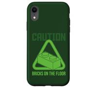 Caution Bricks On The Floor Block Building Master Builder Case for iPhone XR