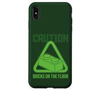Caution Bricks On The Floor Block Building Master Builder Case for iPhone XS Max
