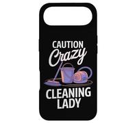 Caution Crazy Cleaning Lady Housekeeping Cleaner Housekeeper Case for iPhone Air