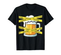 Caution: Forbidden Nectar - Funny Beer Mug Warning Tape T-Shirt