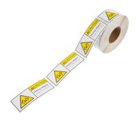 Caution Heavy Object Team Lift Required Sticker Roll 500 Labels