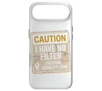 Caution I have no filter Funny sarcastic Rage Men Women Case for iPhone Air
