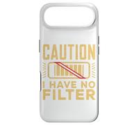 Caution I have no filter Funny sarcastic Rage Men Women Case for iPhone Air