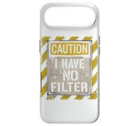 Caution I have no filter Funny sarcastic Rage Men Women Case for iPhone Air