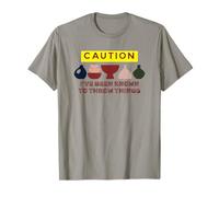 Caution I've Been Known to Throw Things Funny Ceramic Arts T-Shirt