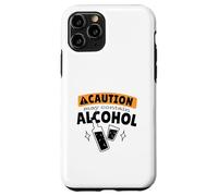 CAUTION! MAY CONTAIN ALCOHOL Funny Drinking Meme Case for iPhone 11 Pro