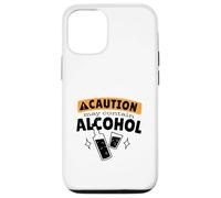 CAUTION! MAY CONTAIN ALCOHOL Funny Drinking Meme Case for iPhone 12/12 Pro
