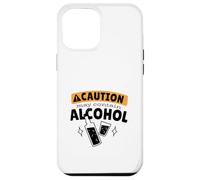 CAUTION! MAY CONTAIN ALCOHOL Funny Drinking Meme Case for iPhone 12 Pro Max