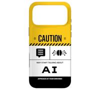 Caution May Start Talking About AI Artificial Intelligence Case for iPhone 17 Pro Max