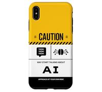 Caution May Start Talking About AI Artificial Intelligence Case for iPhone XS Max
