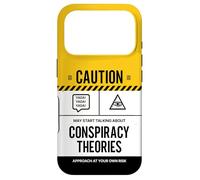 Caution May Start Talking About Conspiracy Theories Case for iPhone 17 Pro