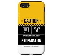 Caution May Talk About Propagation Funny Amateur Ham Radio Case for iPhone SE (2020) / 7/8