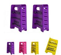 Caution Overstimulated Hair Claw Clip, Do Not Approach Caution Sign Hair Claw Clip for Women Thick Hair, Funny Yellow Hairs Clips for Ponytail, Novelty Gift for Coworkers and Friends（S/M)