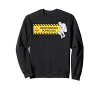 Caution Overthinking In Process Funny Introverts Joke Sweatshirt