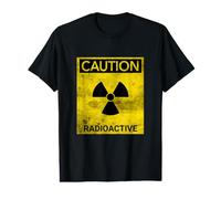 Caution Radioactive Warning Radiation Symbol Nuclear Hazard Value Graphic T-Shirt