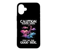 Caution Scorpio rising stay on the good side Case for iPhone 16 Plus
