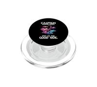 Caution Scorpio rising stay on the good side PopSockets PopGrip for MagSafe