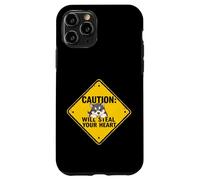 Caution Sign Alaskan Malamute Dog Funny Gift Malamute Puppy Case for iPhone 11 Pro