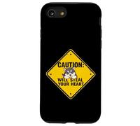 Caution Sign Alaskan Malamute Dog Funny Gift Malamute Puppy Case for iPhone SE (2020) / 7 / 8