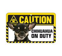Caution Sign - Chihuahua - Multi Coloured