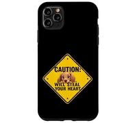 Caution Sign Dachshund Dog Funny Gift Wiener Puppy Case for iPhone 11 Pro Max