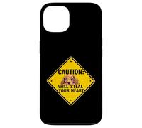 Caution Sign Dachshund Dog Funny Gift Wiener Puppy Case for iPhone 13
