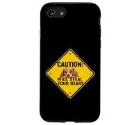 Caution Sign Dachshund Dog Funny Gift Wiener Puppy Case for iPhone SE (2020) / 7 / 8
