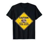 Caution Sign Great Dane Dog Funny Gift Great Dane Puppy T-Shirt