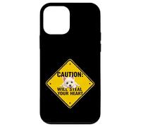 Caution Sign Highland White Terrier Funny Gift Westie Puppy Case for iPhone 12 mini