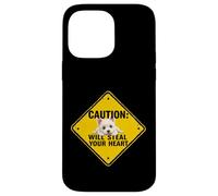 Caution Sign Highland White Terrier Funny Gift Westie Puppy Case for iPhone 14 Pro Max
