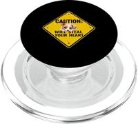 Caution Sign Italian Greyhound Dog Funny Gift Iggy Puppy PopSockets PopGrip for MagSafe