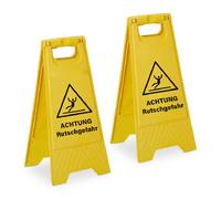 Relaxdays Caution: Wet Floor Sign, 2-pack