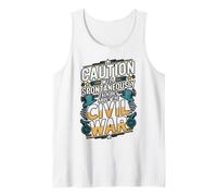 Caution: Talks About The Civil War Tank Top