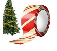 Caution Tape Christmas - 16.4ft Glow in the Dark Seasonal Decor - Holiday Hazard Warning Tapes | for School Campground Pathways Stair Garden Driveway Living Room Bedroom Study Park Yard Patio