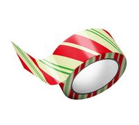 Caution Tape Christmas,16.4ft Glow in the Dark Seasonal Decoration - Holiday Hazard Warning Tapes,for Event Planners DIY Enthusiasts School Campground Pathways Stair Garden Driveway Park Patio Porch