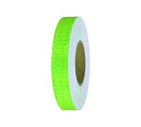 Caution tape,glow tape, Reflective Warning Tape Night Sticker, Reflector for Marking Areas, Objects And Vehicles 1.2 Inch X 164 Feet(Fluorescent green)