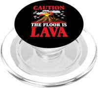 Caution The Floor Is Lava Quote For Boys Or Girls Parkour PopSockets PopGrip for MagSafe