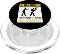 Caution To Avoid Injury Don't Tell Me How To Play Cornhole PopSockets PopGrip for MagSafe
