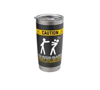 Caution to Avoid Injury Don't Tell Me How to Play Cornhole Stainless Steel Insulated Tumbler