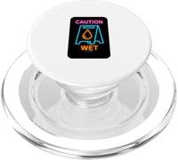 Caution Wet Floor Funny Adult Joke PopSockets PopGrip for MagSafe