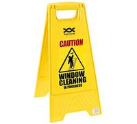Caution Window Cleaning' sign Yellow - Contico PS124WIND