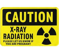Caution X-Ray Radiation Please Let Us Know If You are Pregnant Metal tin Sign Art Plaque Wall Decor Look Funny Gifts for Home Kitchen Garage Bathroom Farm Garden Bar Cafe Metal Posters 8x12 Inch
