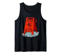 Caution You Might Fall in Love Funny Tank Top