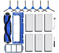 CauYien Replacement Parts for Eufy RoboVac 11S, 25C, 30, 30C, 35C, 12, 15T, 15C Vacuum Cleaner,eufy 11s Replacement kit:1*Rolling Brush,6*Side Brushes,6*Hepa Filter,1*Pre Filter,1*Roller Brush Guard