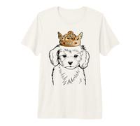 Cavachon Dog Wearing Crown Premium T-Shirt